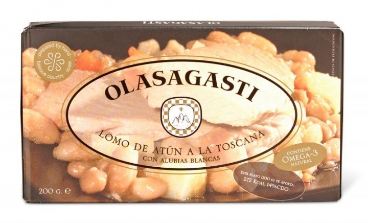 Olasagasti Thunfischfilet mit weißen Bohnen